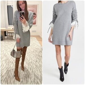 New! Cinq à Sept Atlas Knit Gray Dress 🩶 Medium